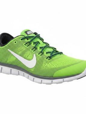 Nike Free Run Bionic Shoes, 599269-300 Neon Lime Green/Volt, Women’s Size 11